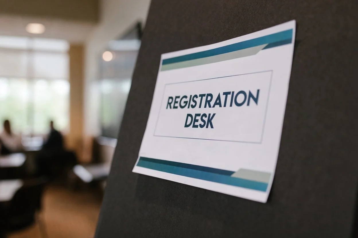 An Ontario notary public seal on a declaration, representing a statutory declaration to correct a registration error