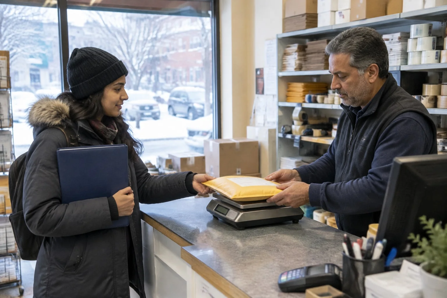 Graduate couriering certified copies of her degree abroad while keeping the original safely in hand