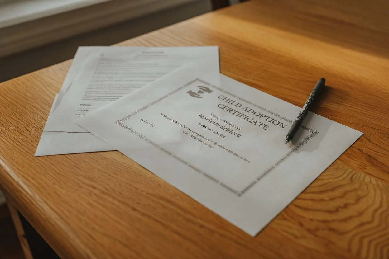 Inline 2 — Side-by-side comparison of an original engineering degree and a certified true copy with notarial seal and signature