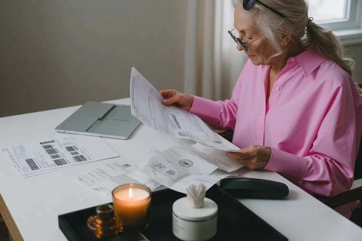 A power of attorney for personal care document on an Ottawa kitchen table, with a pen and a coffee cup, the grantor reviewing the special instructions section