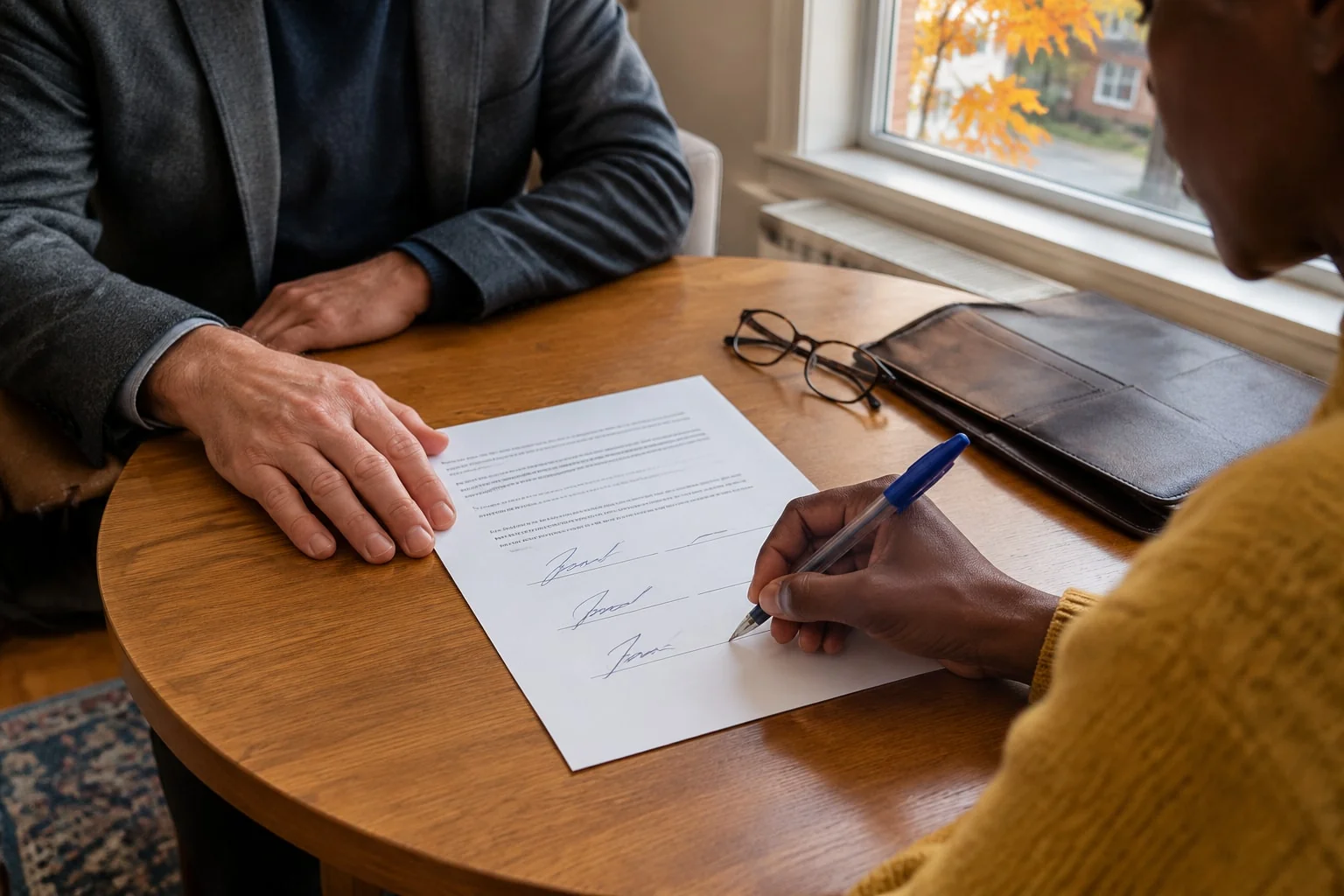 A second witness signs a one-page power of attorney revocation below the grantor's signature